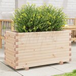 vidaXL Jardinière 90x40x49 5 cm bois de pin massif