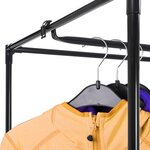 vidaXL 2 Pièces Garde-robes Gris 75x50x160 cm