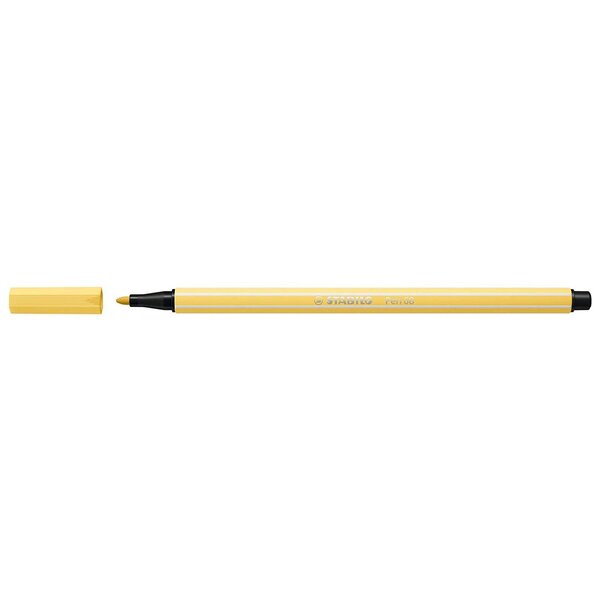 Stylo feutre Pen 68  jaune clair STABILO