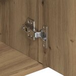 vidaXL Buffet chêne artisanal 88x30x70 cm bois d'ingénierie