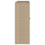 Cabinet de rangement vidaXL Beige 100x36x102 cm Rattan