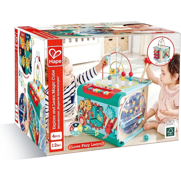Hape E1073 - Cube de motricité Magique