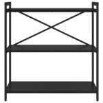 vidaXL Étagère Chêne noir 80 x 30 x 85 cm Bois d'ingénierie