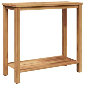 vidaXL Table basse Marron 85 x 35 x 75 cm Bois de teck solide