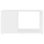 vidaXL Meuble TV Blanc 60x24x32 cm Bois d'ingénierie