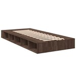 vidaXL Cadre de lit sans matelas chêne marron 90x190 cm