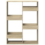 vidaXL Cloison de séparation chêne sonoma 100x33x135cm bois ingénierie