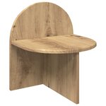 vidaXL Table de chevet 2 Pièces Chêne artisanal 40 x 35 5 x 45 5 cm