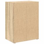 vidaXL Bibliothèque chêne sonoma 40x24x52 cm bois d'ingénierie
