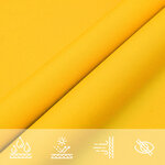 vidaXL Voile d'ombre Jaune 6 x 2 m 100   polyester Oxford
