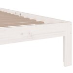 vidaXL Cadre de lit sans matelas blanc 90x190 cm