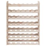 vidaXL Casier à vin 67 5x25x87 cm Bois de pin massif