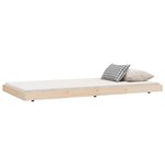 vidaXL Cadre de lit sans matelas 80x200 cm bois massif de pin