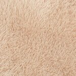 vidaXL Tapis Shaggy à poils longs NAVARRA beige 300x200 cm polyester