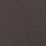 vidaXL Sofa 2 places Marron foncé 115 x 61 x 87 cm Tissu