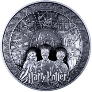 Pièce de monnaie en Argent 20 Dollars g 1000 (1 Kg) Millésime 2026 GOLDEN TRIO (PRÉCOMMANDE)