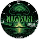 Pièce de monnaie en Argent 1 Dollar g 31.1 (1 oz) Millésime 2025 NAGASAKI