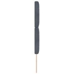 vidaXL Dossier LED gris foncé 80 cm Velours