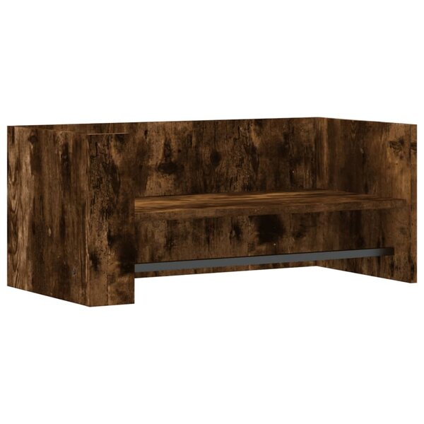 vidaXL Étagère murale chêne fumé 70 5x35x30 5 cm bois d'ingénierie