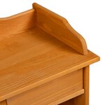 vidaXL Rangement à Vin 90x60x30 cm Bois Massif Pin
