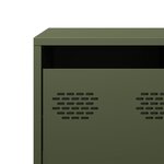 vidaXL Meuble TV vert olive 101 5x39x43 5 cm acier laminé à froid