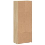 vidaXL Armoire de classement chêne sonoma 60x32x153 cm bois ingénierie