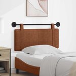 vidaXL Tête de lit suspendue Marron PU antique