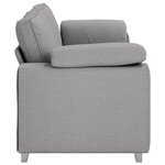 Canapé 3 places vidaXL Gris nuage 178 cm en tissu