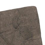 vidaXL Chaises de Salle à Manger avec Roues 2 Pièces Gris foncé