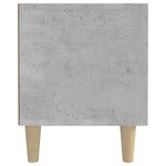 vidaXL Meuble TV gris béton 180x31 5x40 cm bois d'ingénierie
