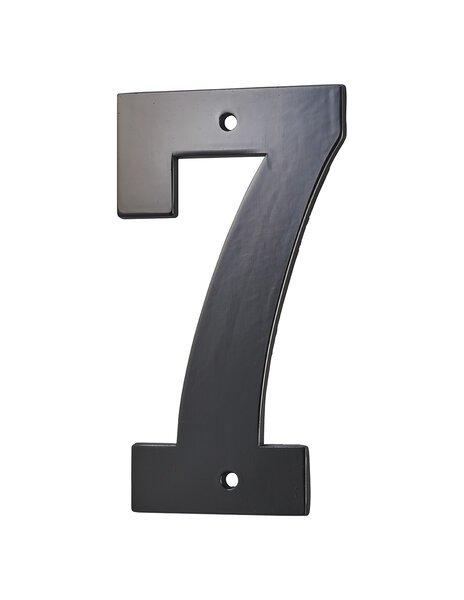 THIRARD - Chiffre 7 à visser  alliage  H.80mm  noir