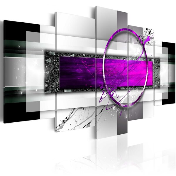Tableau - purple rim l x h en cm 200x100