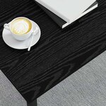 vidaXL Table basse Chêne noir 100 x 50 x 45 cm Bois d'ingénierie