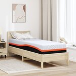 vidaXL Matelas Blanc  Gris 70 x 200 cm Mousse
