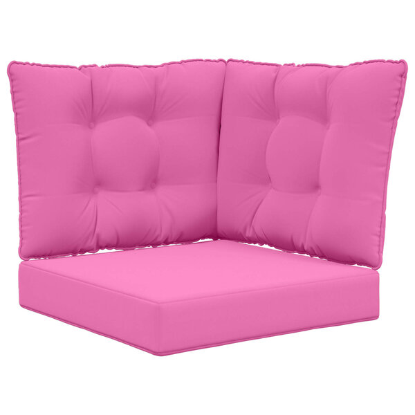 vidaXL Coussin de canapé d'extérieur Polyester Rose 50 5 x 50 5 cm