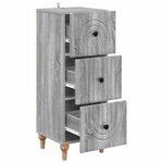 vidaXL Armoire à tiroirs 33 x 34 5 x 90 cm Bois d'ingénierie