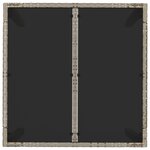 vidaXL Ensemble à manger de jardin 5 Pièces coussins gris résine tressée