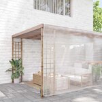 vidaXL Couverture pour plantes Transparent 12 x 12 m PE