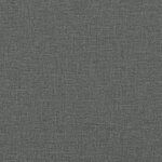 vidaXL Cadre de lit sans matelas gris foncé 160x200 cm tissu