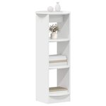 vidaXL Meuble d'appoint Blanc Brillant 40 x 40 x 100 cm