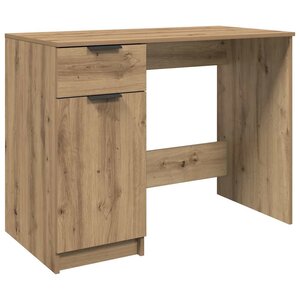vidaXL Bureau chêne artisanal 100x50x75 cm bois d'ingénierie