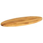 vidaXL Dessus de table 90x40x2 5 cm ovale bois massif de manguier