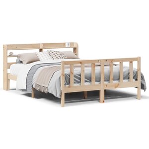 vidaXL Cadre de lit sans matelas 120x190 cm bois de pin massif