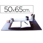 Sous-main q-connect simple pp antiderapant 50x63cm coloris  noir