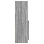 vidaXL Buffet haut sonoma gris 63x33x100 cm bois d'ingénierie