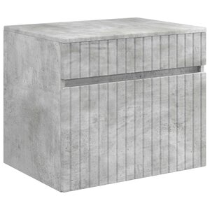 vidaXL Cabinet de Salle de Bain Mural Gris béton 59 x 44 5 x 50 cm