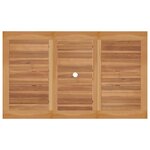 vidaXL Ensemble de salle à manger pour jardin 5 Pièces Marron