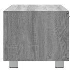 vidaXL Meuble TV Sonoma gris 140x40 5x35 cm Bois d'ingénierie