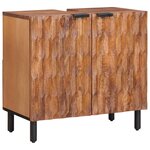 vidaXL Ensembles de salle de bain 5 Pièces Acacia Marron Winish