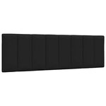 vidaXL Cadre de lit sans matelas noir 160x200 cm tissu
